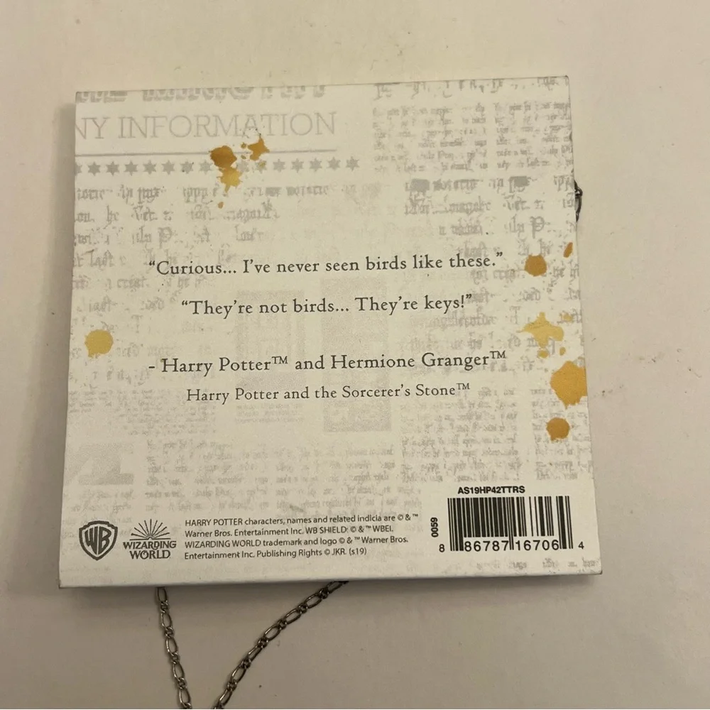 Authentic Alex & Ani Harry Potter Alohomora Necklace Women's Jewelry Collectible